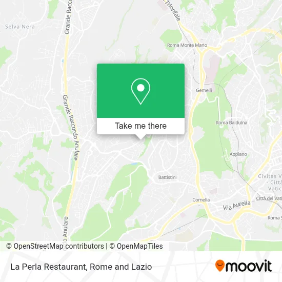 La Perla Restaurant map
