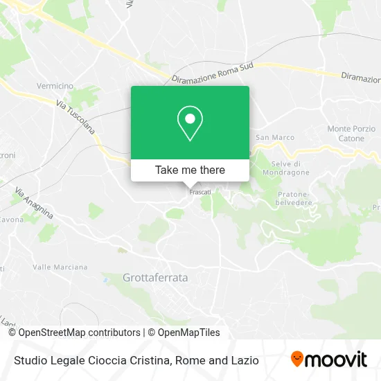Studio Legale Cioccia Cristina map