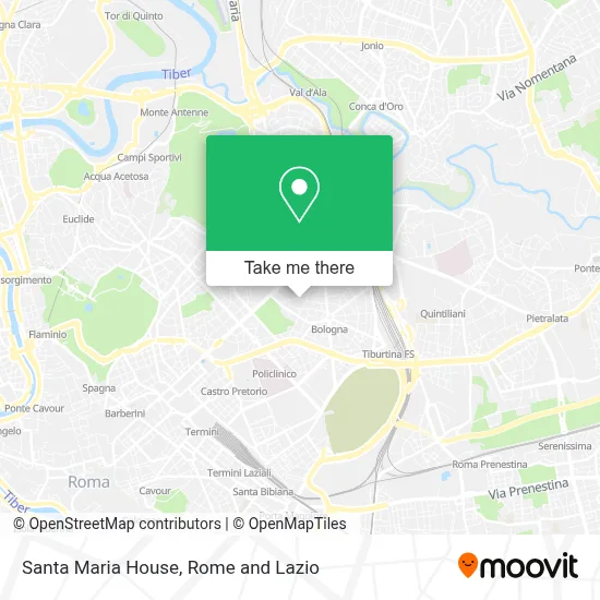 Santa Maria House map
