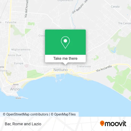 Bar map