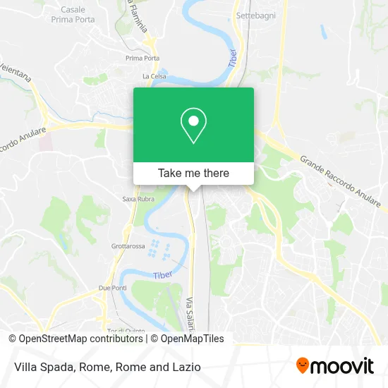 Villa Spada, Rome map