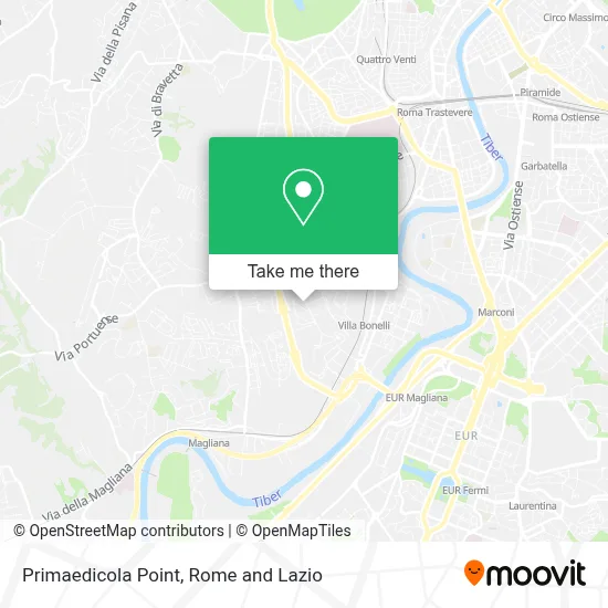 Primaedicola Point map