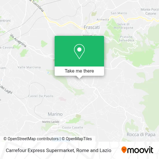 Carrefour Express Supermarket map