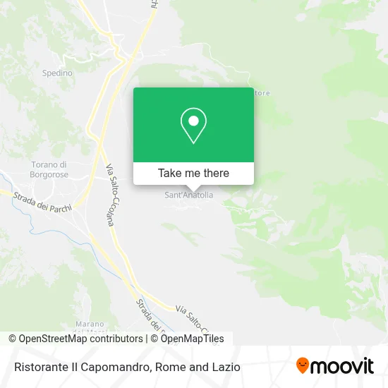 Ristorante Il Capomandro map