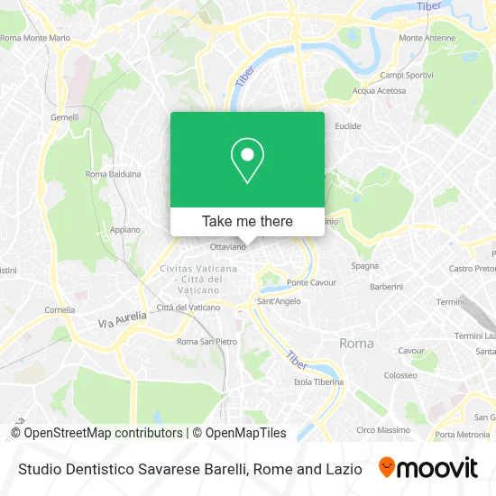 Studio Dentistico Savarese Barelli map