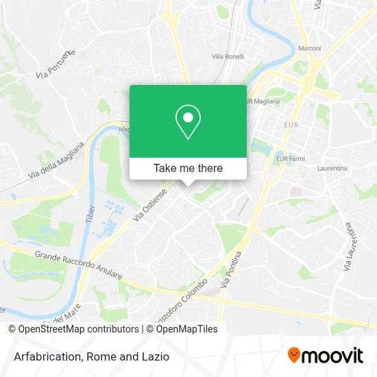 Arfabrication map