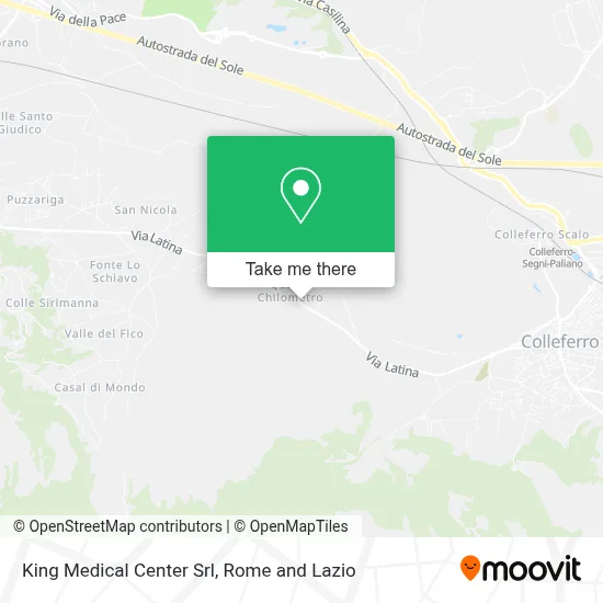 King Medical Center Srl map