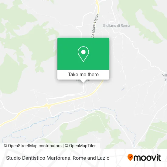 Studio Dentistico Martorana map