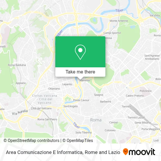 Area Comunicazione E Informatica map