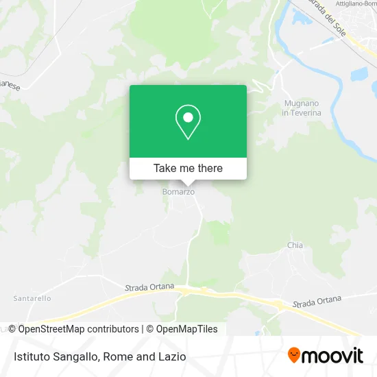 Istituto Sangallo map
