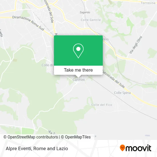 Alpre Eventi map