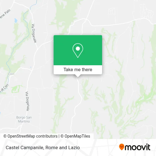 Castel Campanile map