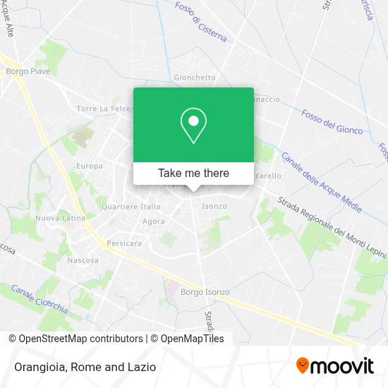 Orangioia map