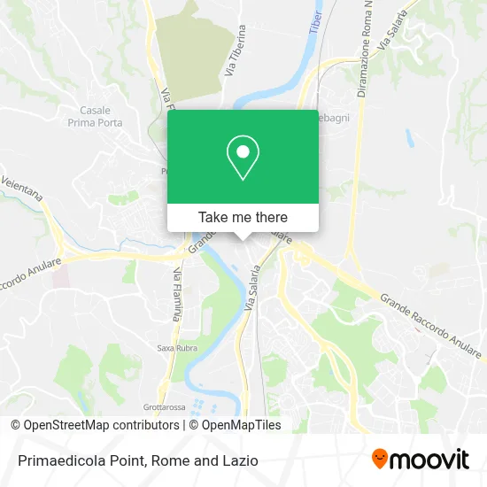 Primaedicola Point map