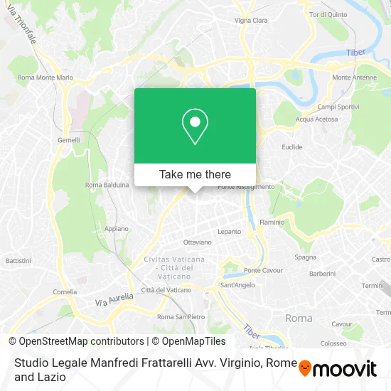 Studio Legale Manfredi Frattarelli Avv. Virginio map