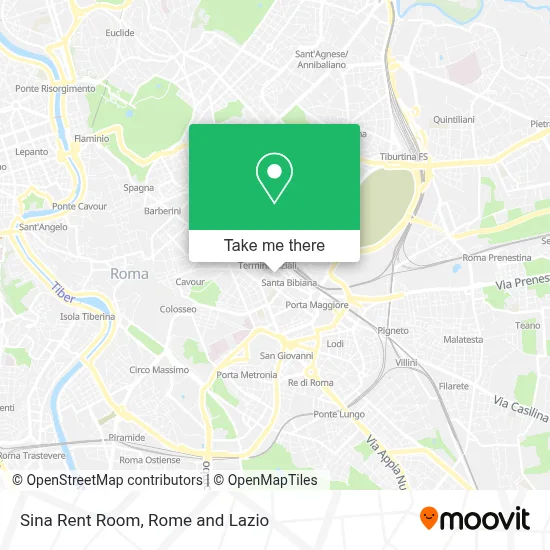 Sina Rent Room map