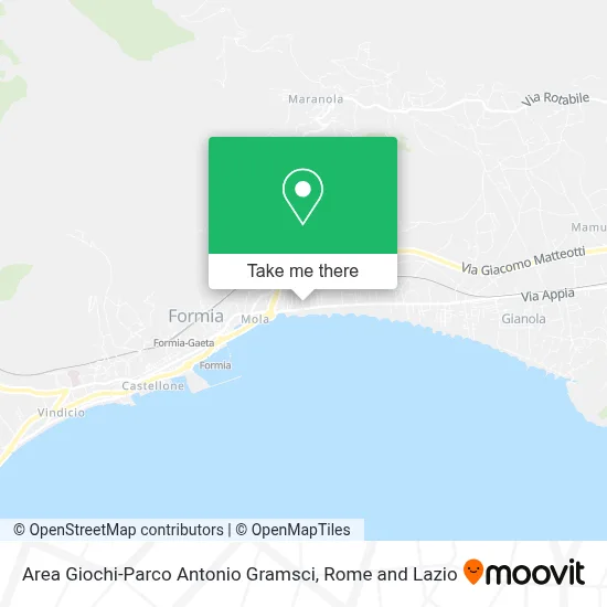 Area Giochi-Parco Antonio Gramsci map