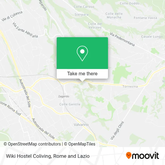 Wiki Hostel Coliving map
