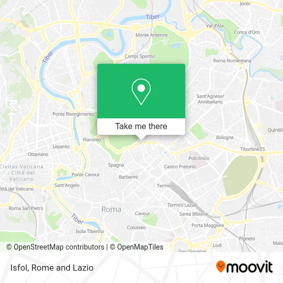 Isfol map