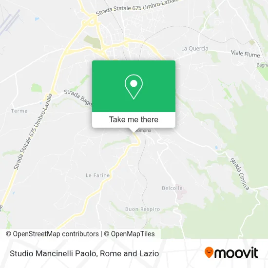 Studio Mancinelli Paolo map