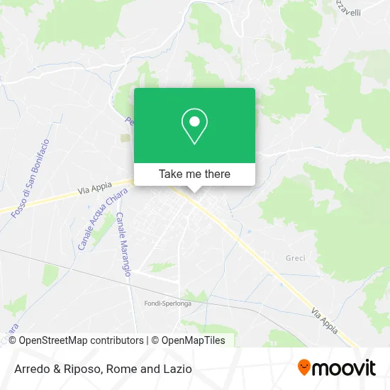 Arredo & Riposo map