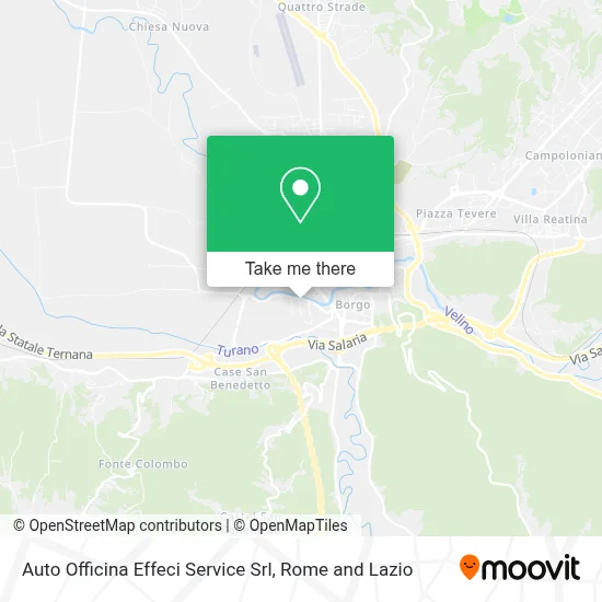 Auto Officina Effeci Service Srl map