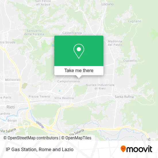 IP Gas Station map