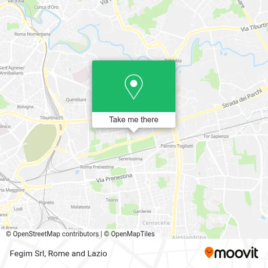 Fegim Srl map