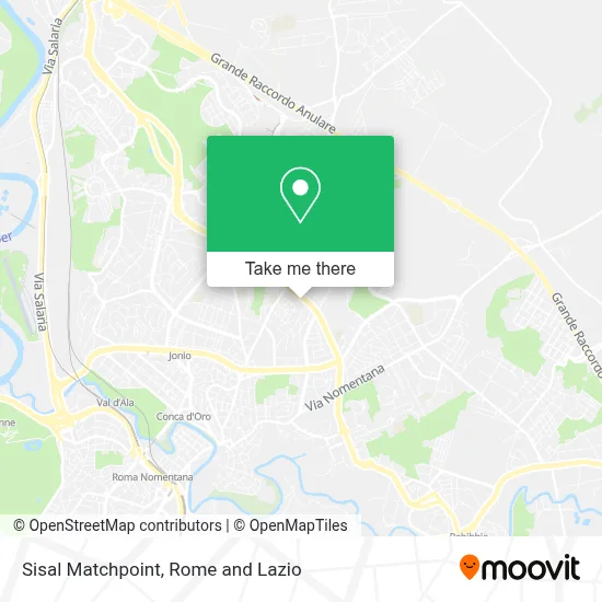 Sisal Matchpoint map