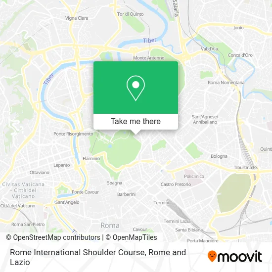 Rome International Shoulder Course map