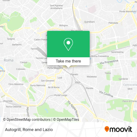 Autogrill map