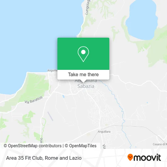Area 35 Fit Club map