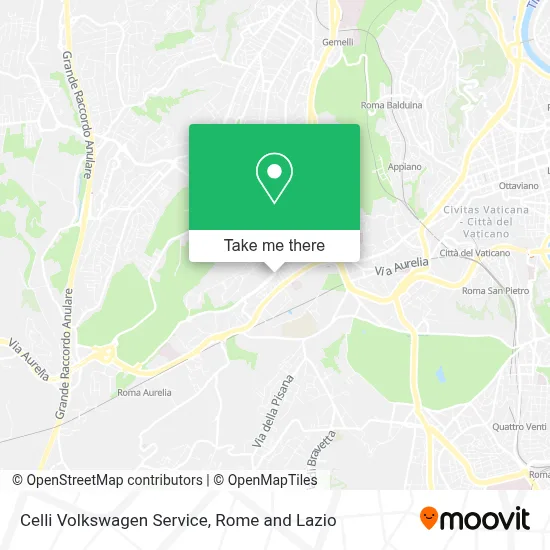 Celli Volkswagen Service map