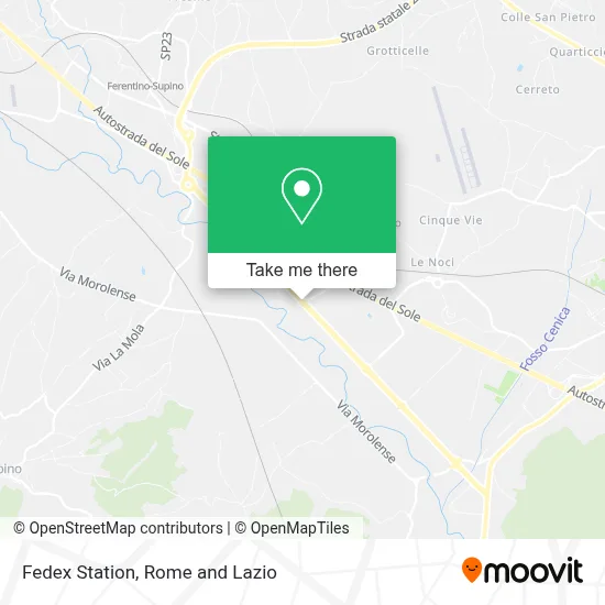 Fedex Station map