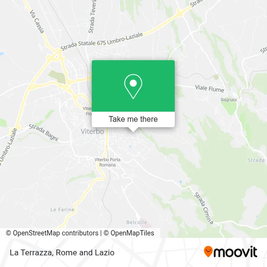 La Terrazza map