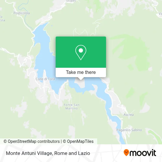 Monte Antuni Village map
