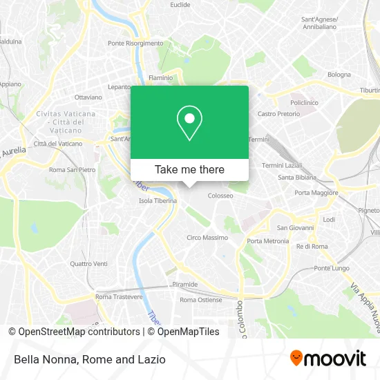 Bella Nonna map