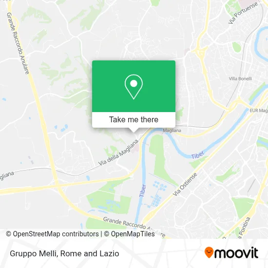 Gruppo Melli map