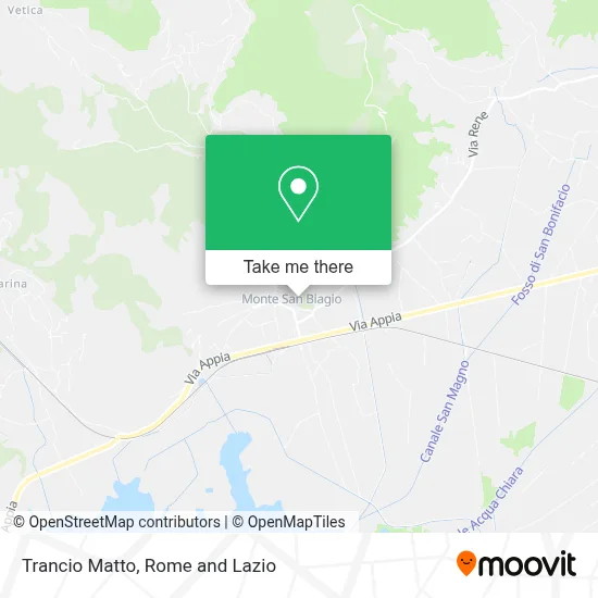 Trancio Matto map