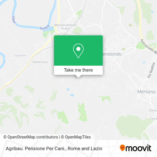 Agribau. Pensione Per Cani. map