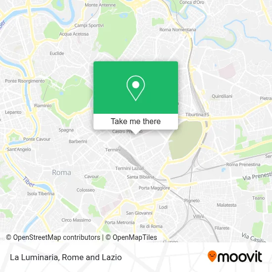 La Luminaria map