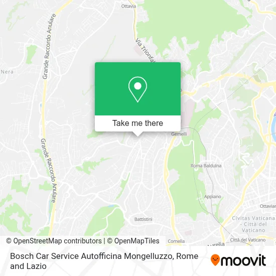 Bosch Car Service Autofficina Mongelluzzo map