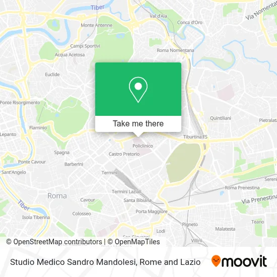 Studio Medico Sandro Mandolesi map