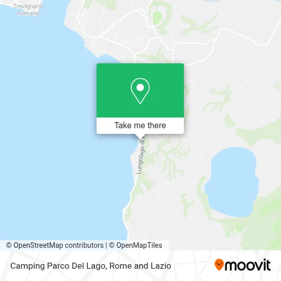 Camping Parco Del Lago map