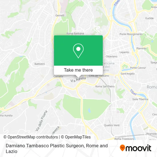 Damiano Tambasco Plastic Surgeon map