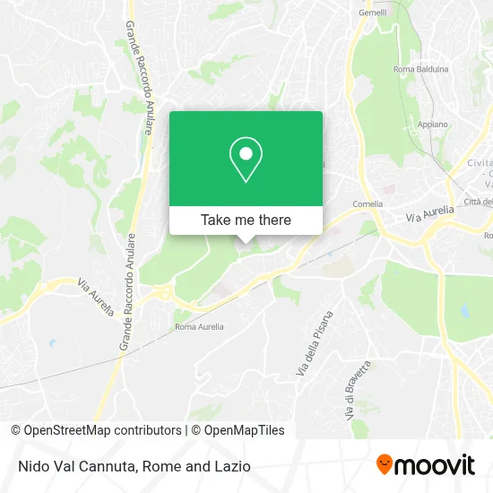Nido Val Cannuta map