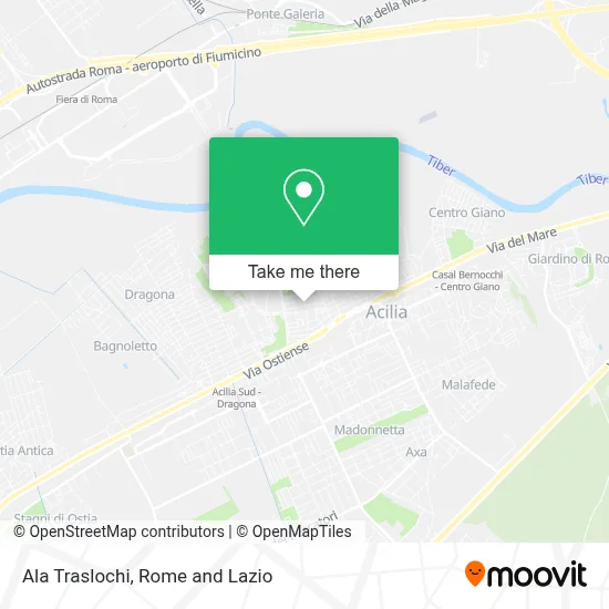 Ala Traslochi map