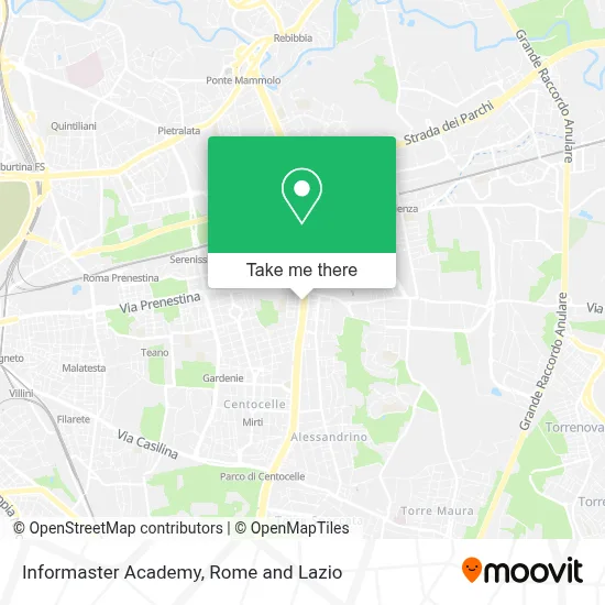 Informaster Academy map