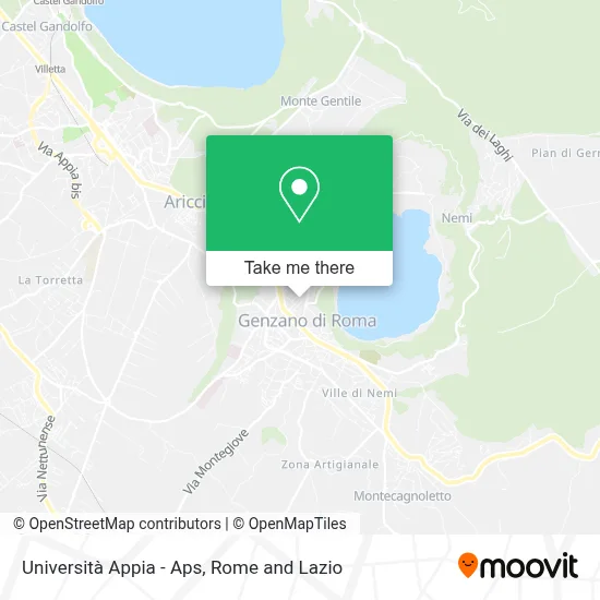 Università Appia - Aps map
