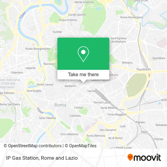 IP Gas Station map